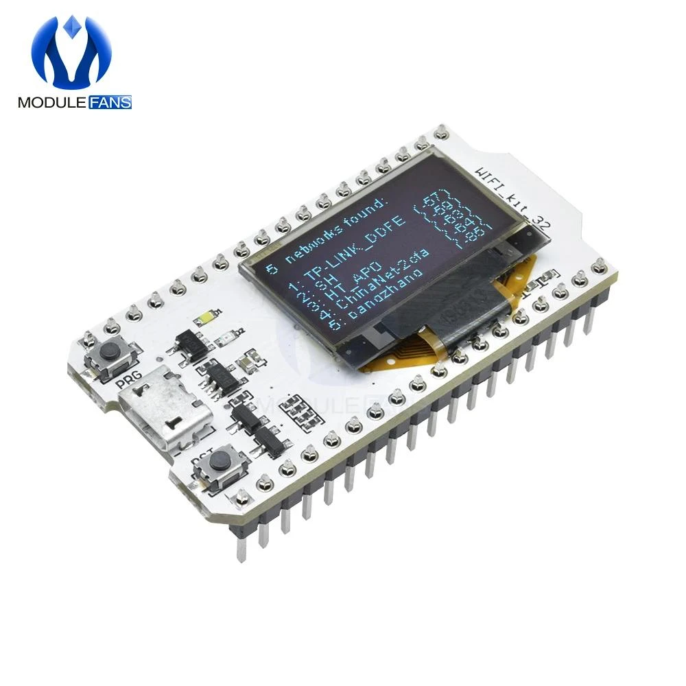 ESP32 0.96 Inch Blue OLED Digital Display Bluetooth WIFI Kit 32 Module CP2102 Internet Development Board For Arduino