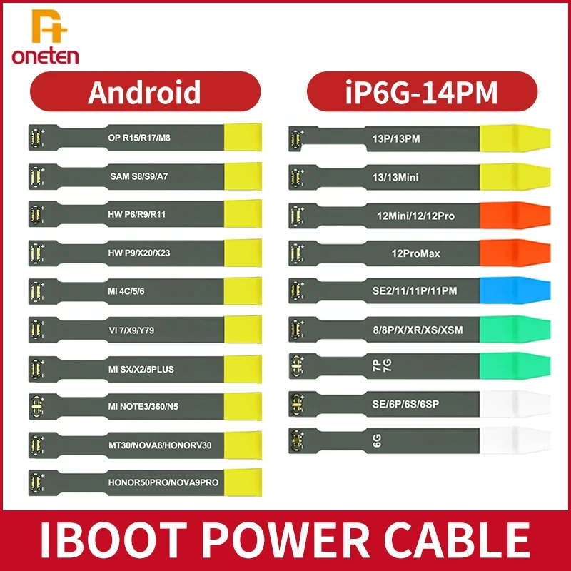 Sunshine SS-905D 905A 905B Power Line For iPhone 12 11 Pro Max Xsmax XS XR X 8P  Huawei Samsung Xiaomi Supply Control Test Cable