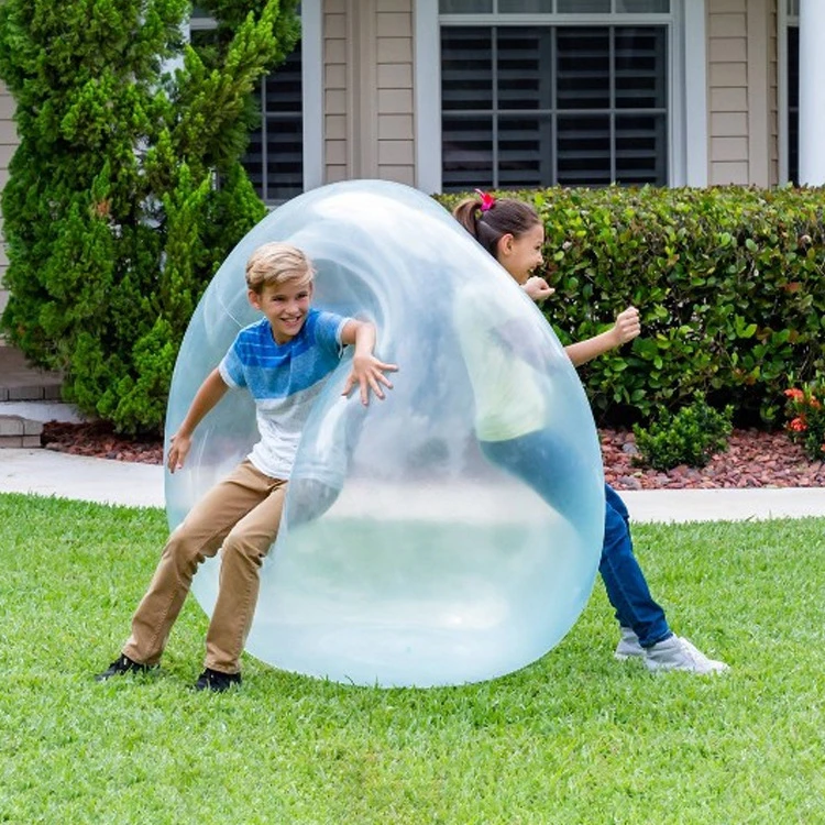 Kids Children Outdoor Toys Soft Air Water Filled Bubble Ball Blow Up Balloon Toy Fun Party Game Summer Inflatable Gift for Kids