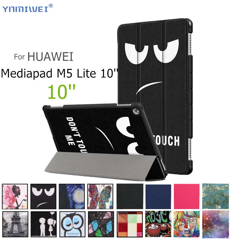 PU Leather Case For Huawei MediaPad M5 lite 10 Tablet Case For Huawei Mediapad M5 lite 10 BAH2-W19/L09/W09 10.1