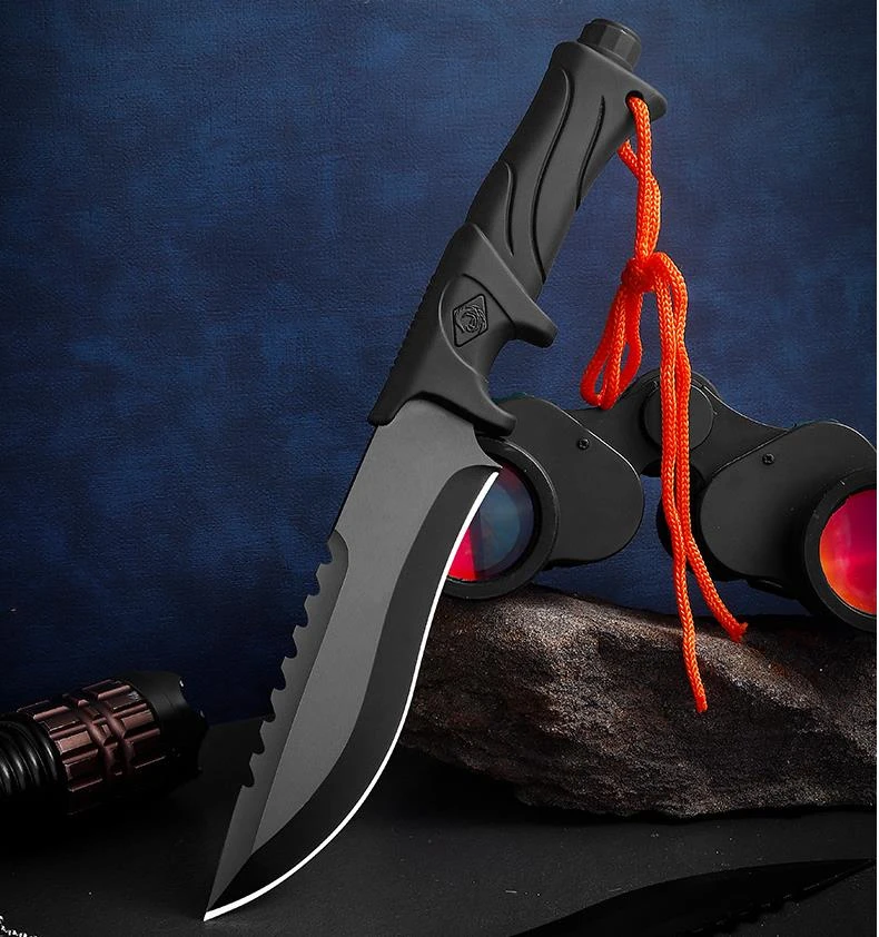 Fixed Blade Knife Military Knife Tactical  Straight Knife Survival Camping Knife EDC Pocket Knife Fishing Knife Portable Knife