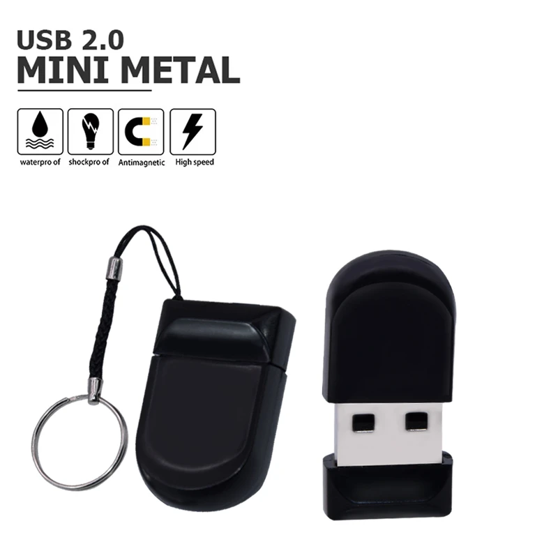 metal memoria usb flash drive 32GB pendrive 128MB 64GB waterproof pen drive 16GB 8GB flash usb 2.0 cle usb stick key Custom logo