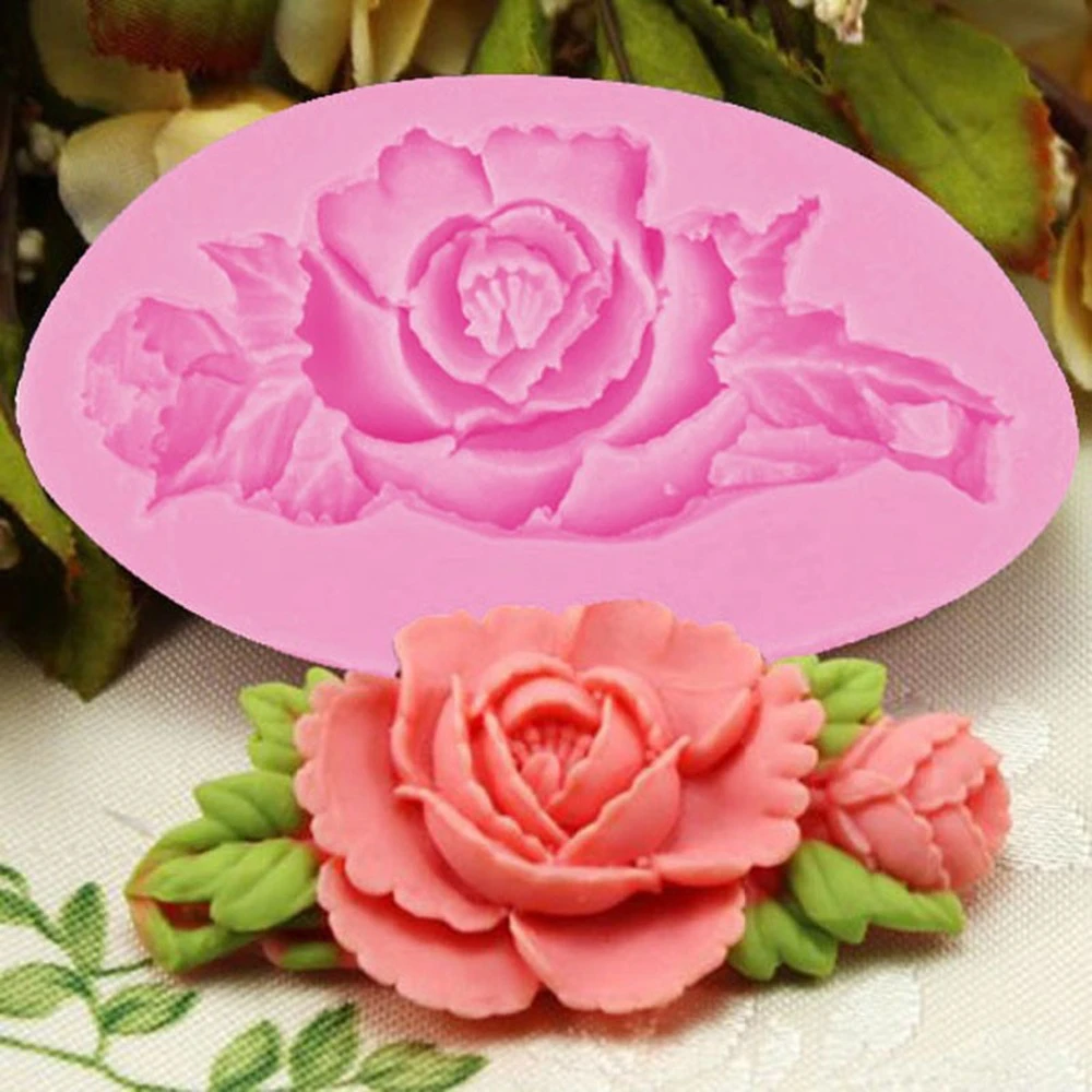 DIY Craft Silicone Mold  Single Mini Flower Fondant Mold Silicone Sugar Mini Mold Craft Molds