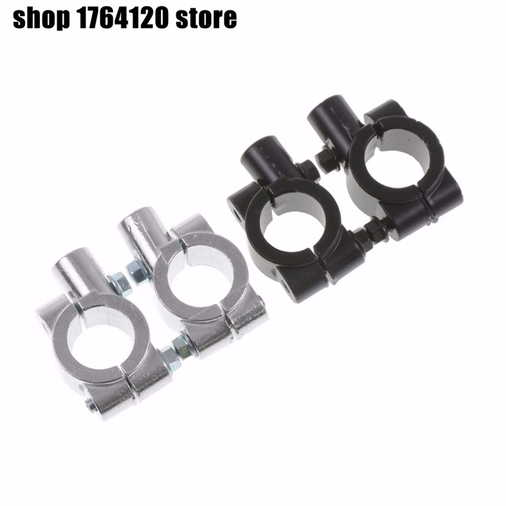 Motorcycle HandleBar Mirror Mount Clamp Rear View Mirror Holder Bracket 2pcs 22mm 10mm 8mm 10mm 25mm