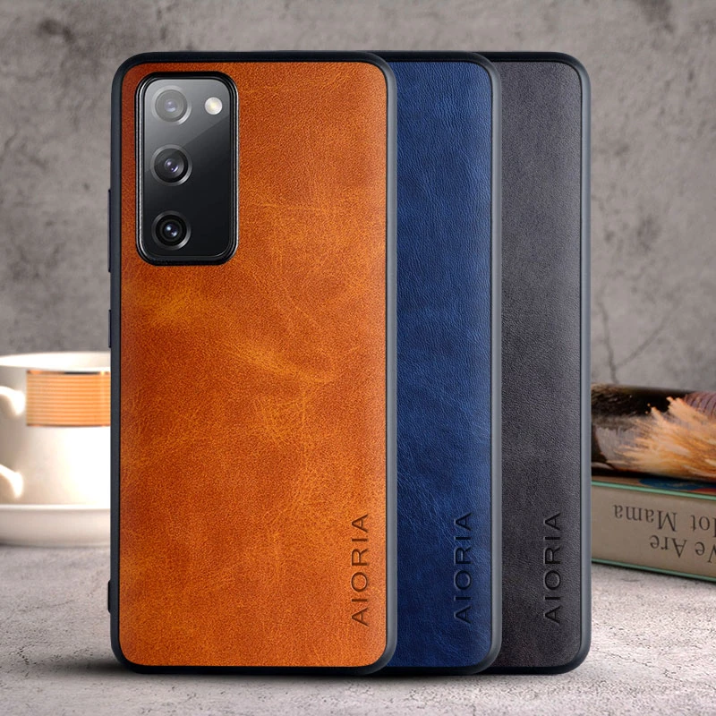 Case for Samsung Galaxy S20 FE Ultra Plus coque Luxury Vintage PU leather Skin cover for samsung s20 fe plus case funda capa