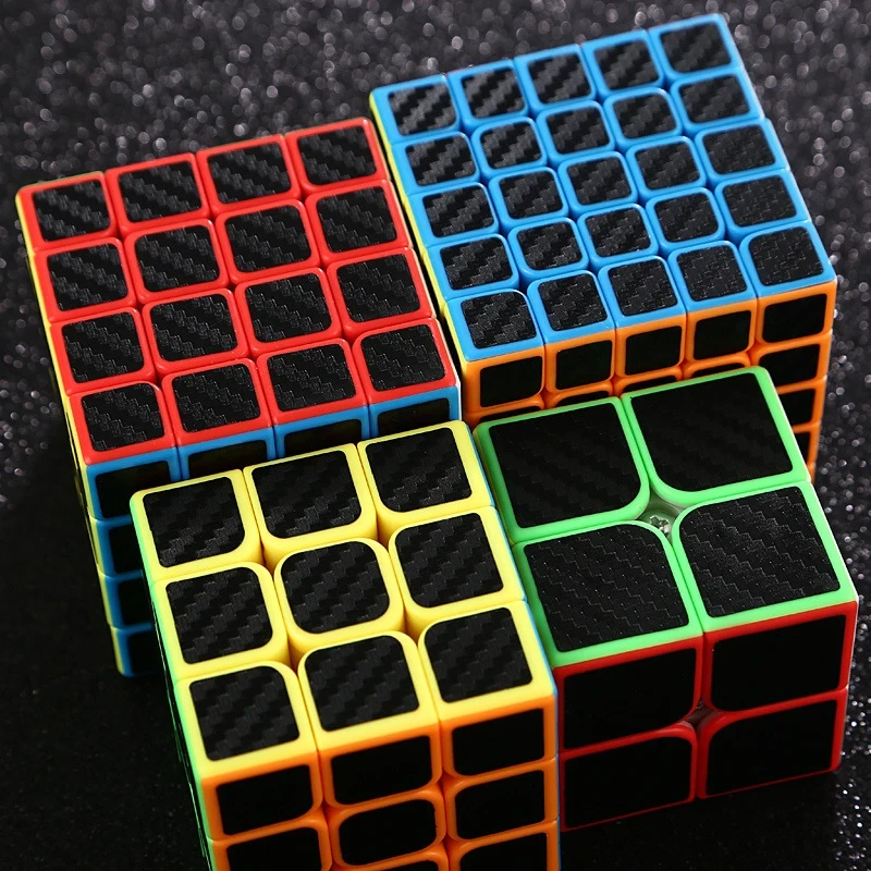 2x2x2 3x3x3 4x4x4 5x5x5 Professonal Magic Cube Smooth Competition Speed Twist Puzzle Cube for Kid Brain Cogitation Training Toys