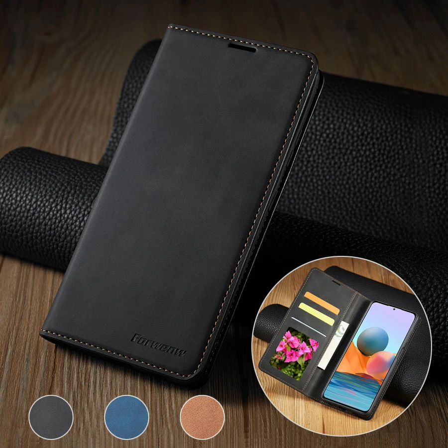 Wallet Magnetic Leather Case For Xiaomi Redmi 10 9 9A 9C 9T 8 Note 10/10S/10T/10 Lite/10 Pro/9 Pro/8 Pro/7 Mi Poco X3 Nfc/M3 11T