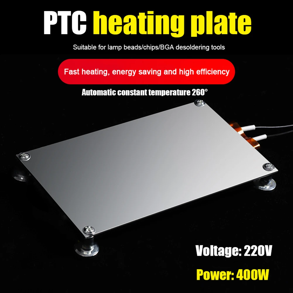 220V 300W LED Remover Heating Soldering Chip Welding BGA Station PTC Split Board