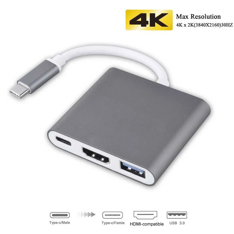 Thunderbolt 3 Adapter USB Type C Hub HDMI-compatible 4K support Samsung Dex mode USB-C Dock with PD for MacBook Pro/Air 2021