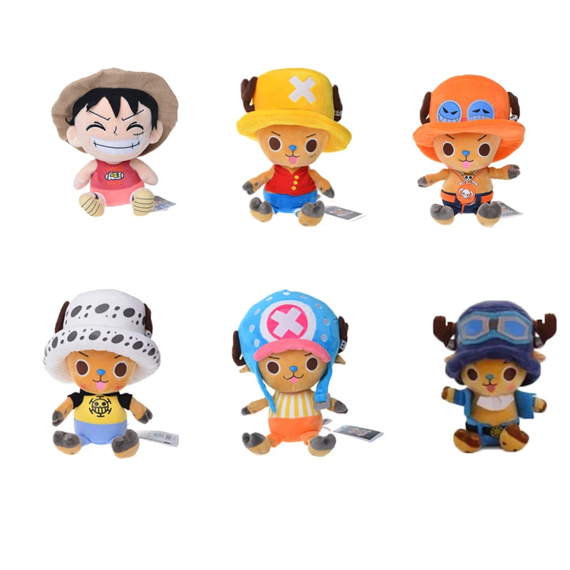 One Piece Plush Toys Luffy Chopper Sabo 10cm Plush Doll Stuffed Anime Cute Toy Chopper Doll  Cartoon Best Gift For Children