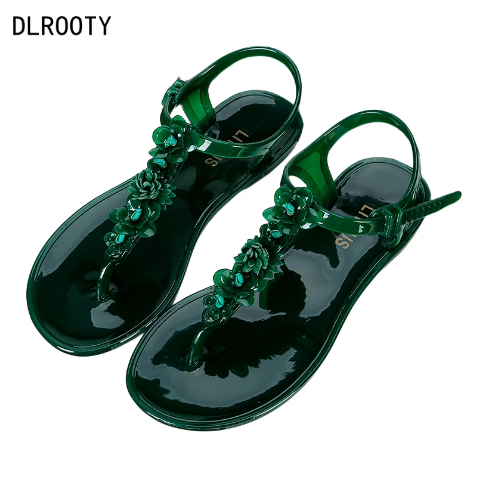 Women Sandals Flip Flops New Summer Fashion Beach Flower Breathable Non-Slip Flat Shoes Slides Lady Casual Female