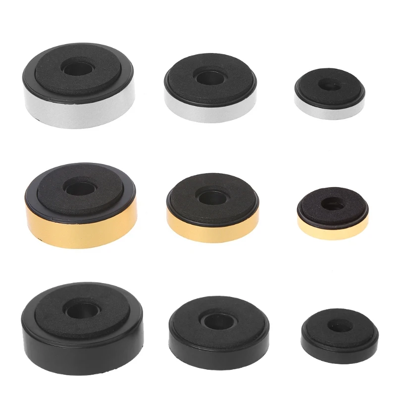 12Pcs Shock Absorption Damping For Audio Stereo Speakers Amplifier Feet Pad