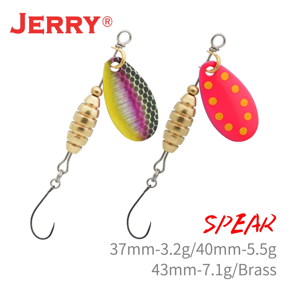 Jerry Spear Spinner Bait Metal Ultralight UL Spinning Fishing Lures Spinnerbait Perch Trout Bass