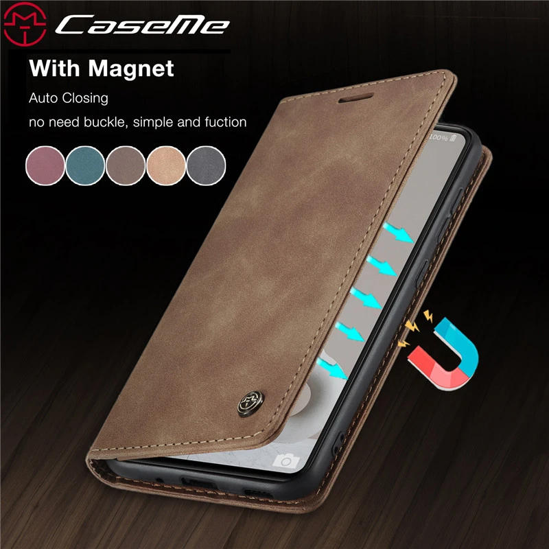 Flip Leather Case for Samsung Galaxy S20 FE S21 Ultra S10 S9 S8 Plus S7 Edge Magnetic Wallet Cover for Samsung Note 20 10 Coque
