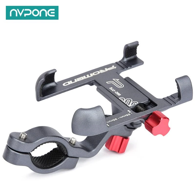 Aluminum Bike Bicycle Phone Holder Motorcycle Rearview Holder Mount 360 Degree Rotatable Handlebar For Phone GPS Phone Stand