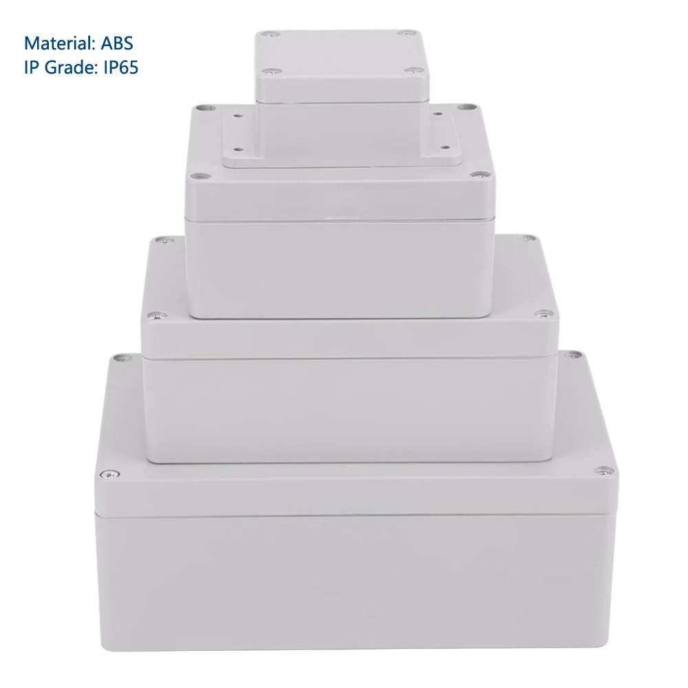 Water-resistant IP65 ABS Outdoor  Electrical Terminal Project Wiring Waterproof Junction Connection Box Cable Branch Case