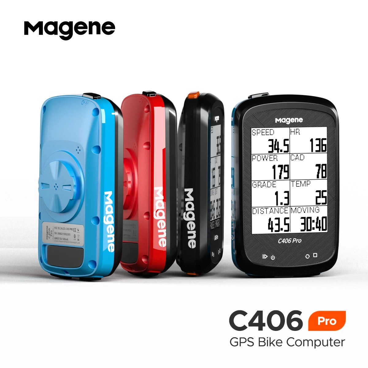 Magene C406 Bike Computer Waterproof  GPS Wireless Smart Mountain Road  Bicycle  Monito Stopwatchring Cycling Data Map