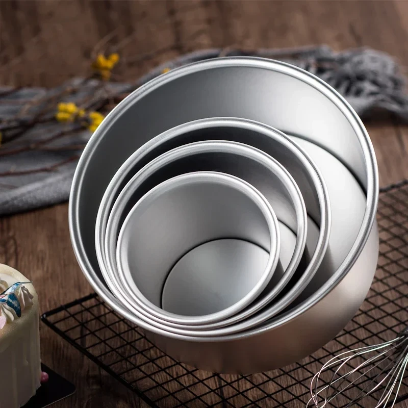 6/8/10 Inch Heightened Cake Mould  Deepened Anode Removable Bottom Mold Baking Tool Cylindrical Cake Baking Tray Bakery Tools