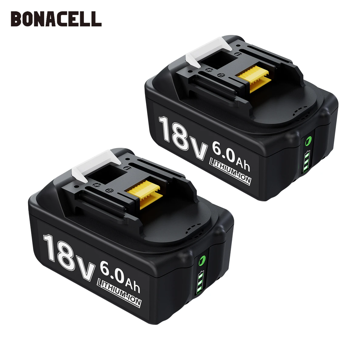 Bonacell BL1860 Rechargeable Battery 18 V 6000mAh Lithium ion for Makita 18v Battery BL1840 BL1850 BL1830 BL1860B LXT 400 L70