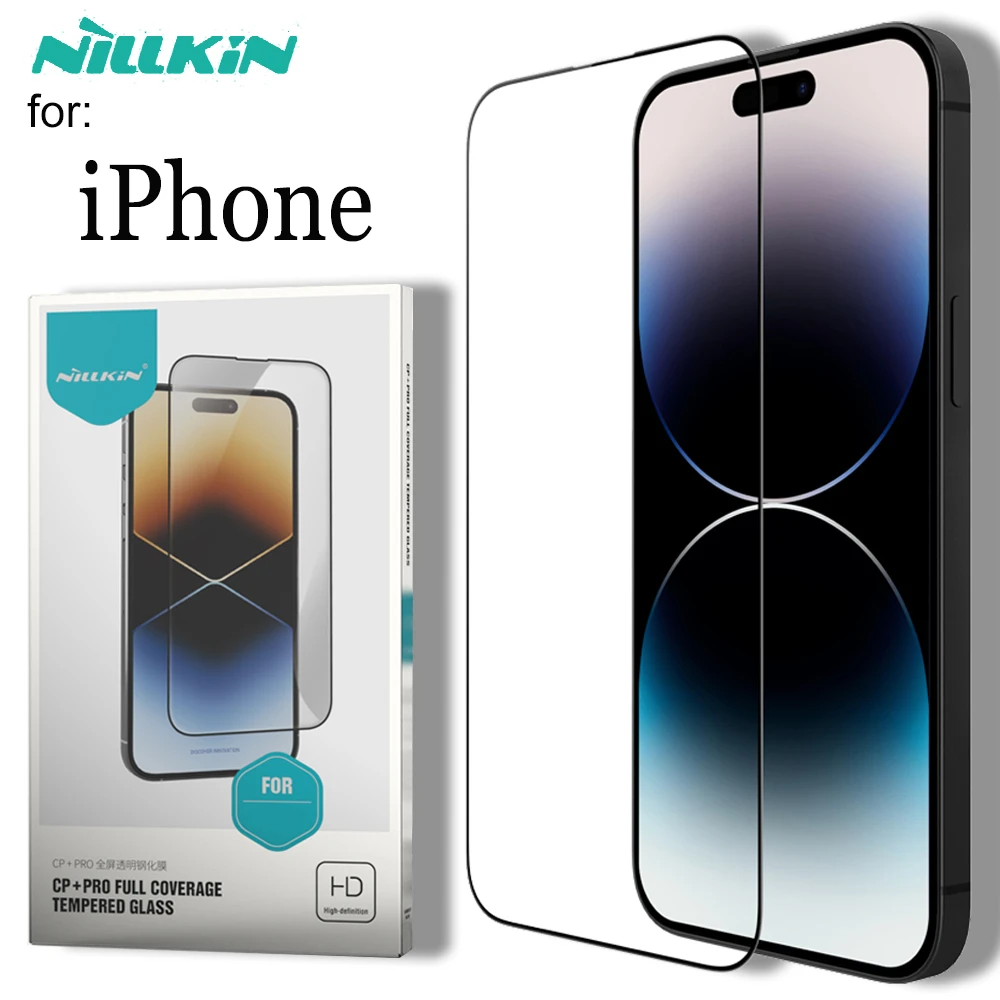 Nillkin for iPhone 13 12 11 Pro Max 12 Mini 11 X Xr Xs Glass Screen Protector Safety Tempered Glass for iPhone 8 7 Plus SE 2020