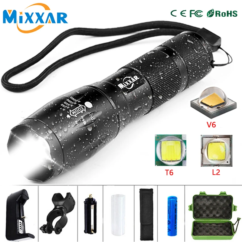 Q250 TL360 8000 LM T6/V6/L2 bike/bicycle light 18650 rechargeable bike flashlight/headlight cycling light front for bike/bicycle