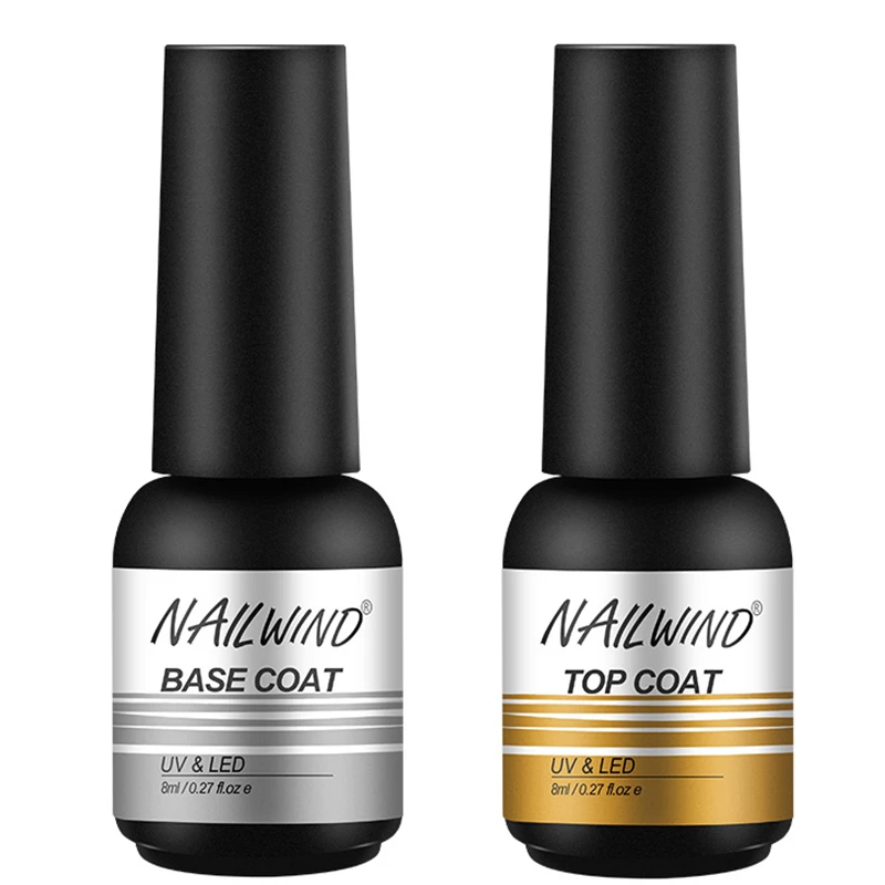 Nailwind Base top Coat Set For manicure gel nail polish painting  Nail art Need to cure UV LED lamp Primer Gel Varnihses