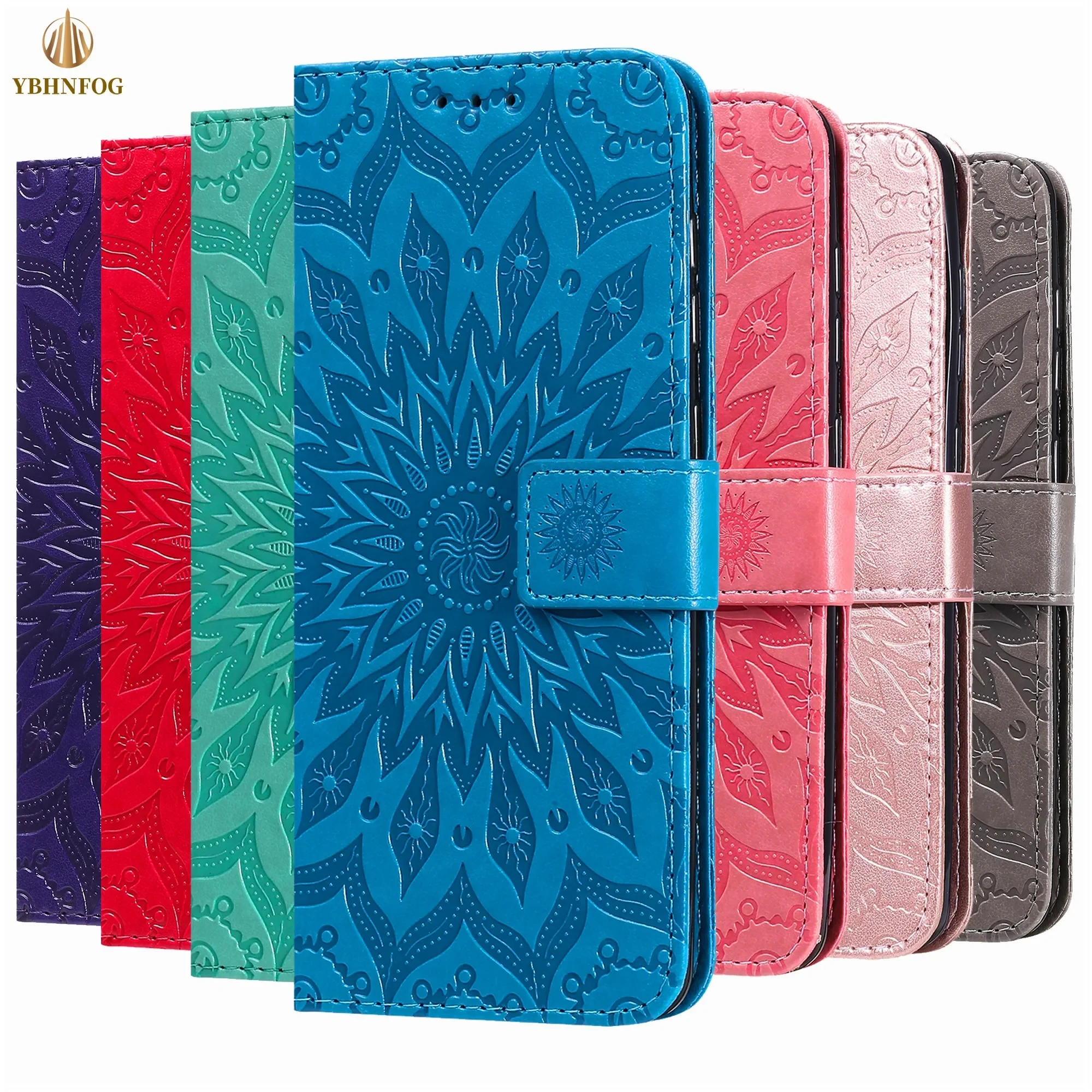 3D Embossed Leather Wallet Case For LG G4 G5 G6 G7 G8S ThinQ G9 Q6 Q8 Nexus 5X XPower 2 3 V20 V30 V40 Flip Holder Stand Cover