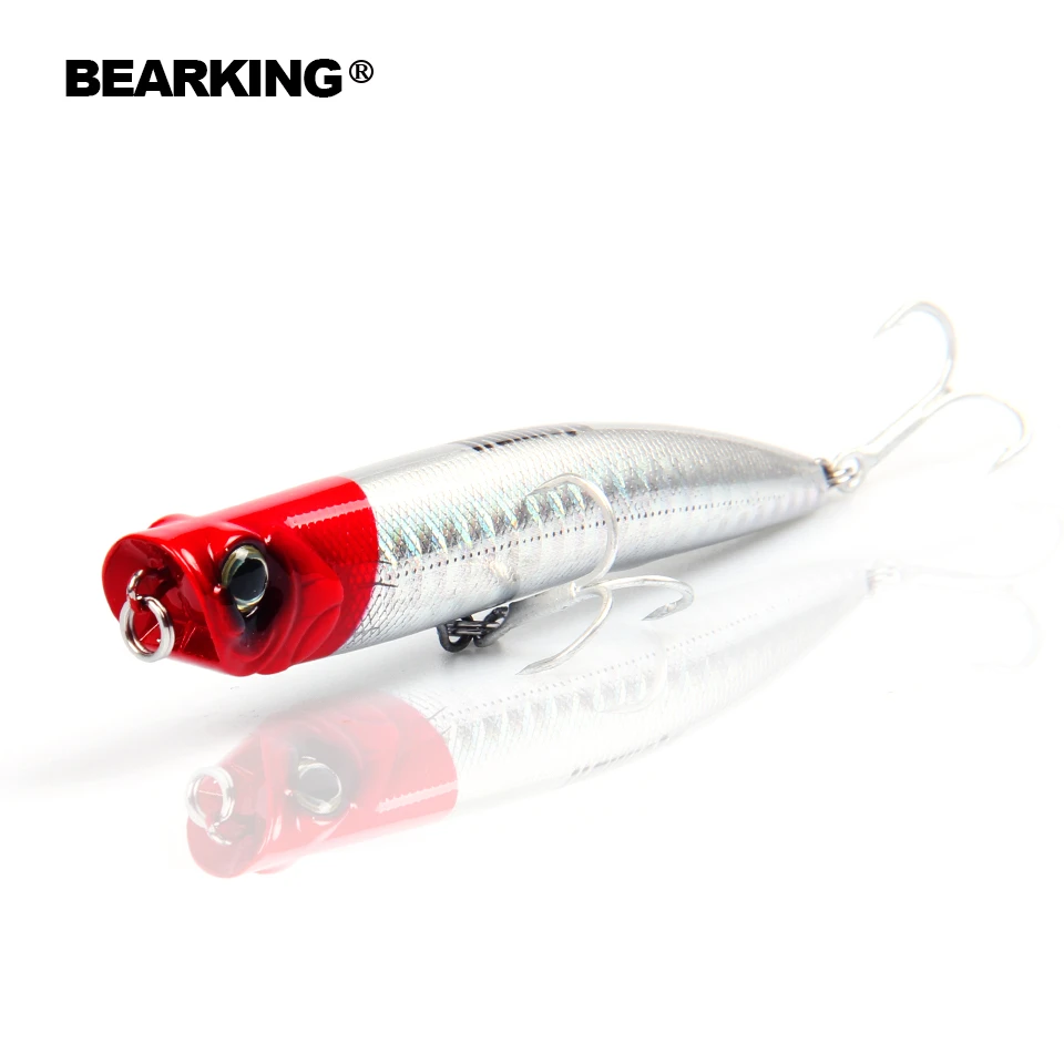 Retail,2017 hot model,A+ fishing lures,bearking fishing tackle bait magnet system inside popper,100mm&10g,floating,hard baits