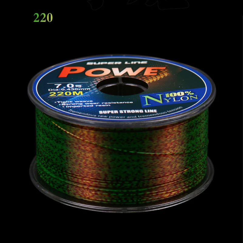 220 Meters Fluorocarbon Coated Fishing Line Spotted Line Monofilament Nylon  Japan  Invisible Speckle Carp Fishing  Line