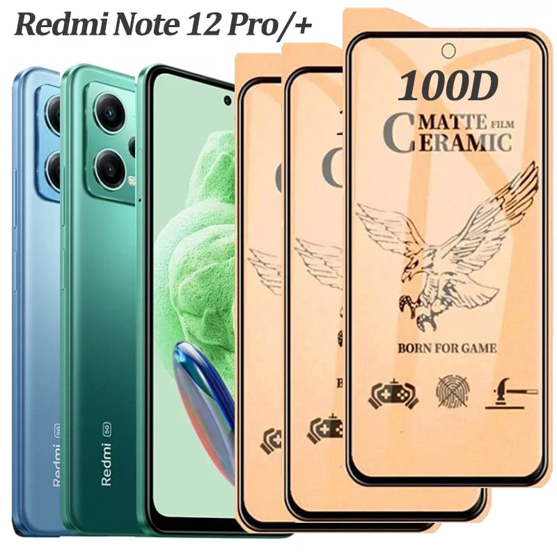 Redmi Note 10 Pro,Matte Ceramic Film For Xiaomi Redmi Note10 Pro Screen Protector Redmi10 NFC 10T 5G 9 8 2021 Soft Frosted Glass