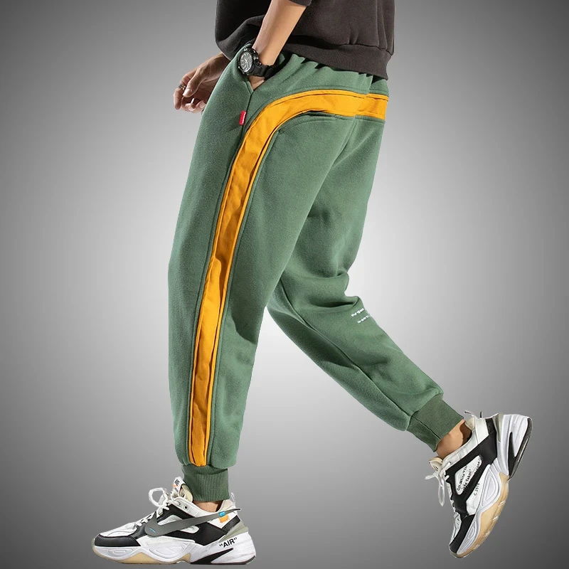 Side Striped Sweatpants Men 2021 Brand New Jogger Pants Men Fashion Streetwear Hip Hop Trousers Male Loose Fit Harem Pants