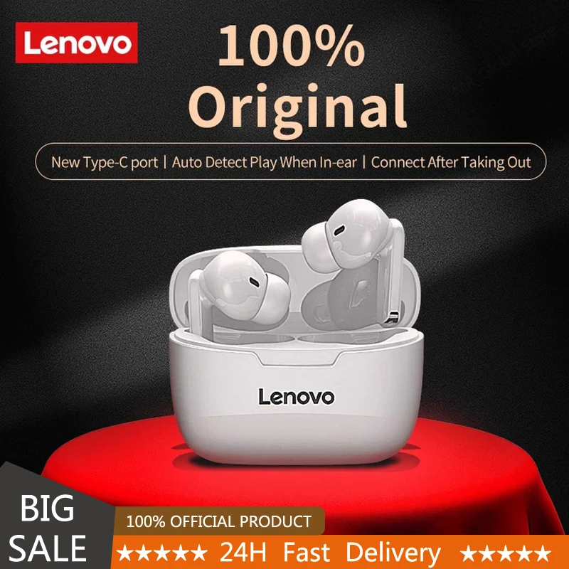 Lenovo XT90 Wireless Earphone Bluetooth 5.0 Sports Headphone Touch Button IPX5 Waterproof Headset with 300mAh Charging Box