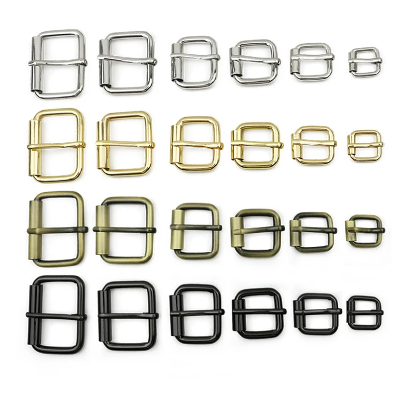2pcs/lot 14mm/20mm/26mm/32mm/38mm Metal Shoes Bags Slider Adjustable Belt Buckles Decoration DIY Accessory Sewing
