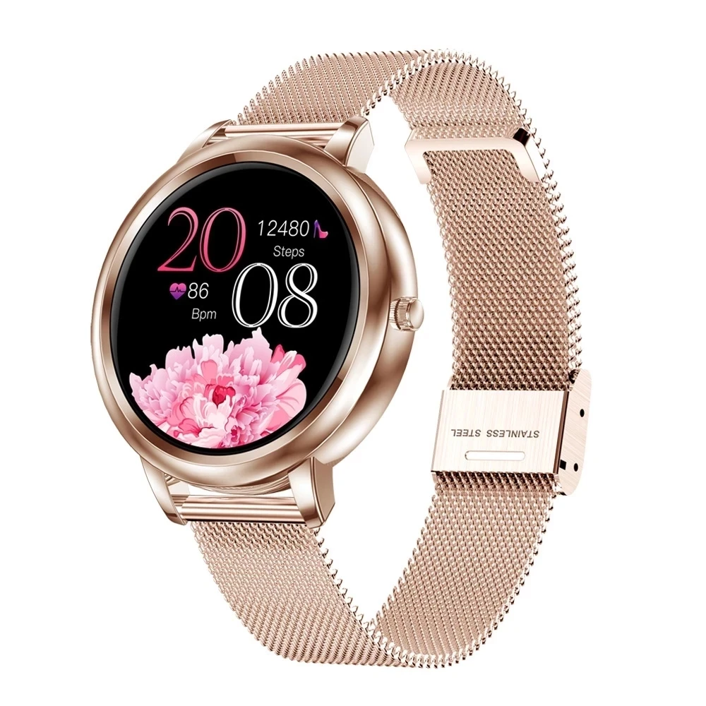 MK20 Smart Watch 2020 Full Touch Screen 39mm Diameter Women Smartwatch For Ladies And Girls Compatible With Android and IOS
