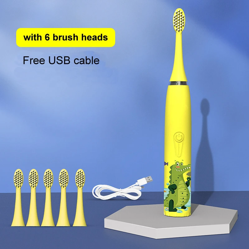 gollinio Electric Toothbrush usb fast charging kid toothbrush electr toothbrush replacement Health Soft Teeth Brush case  GL26A