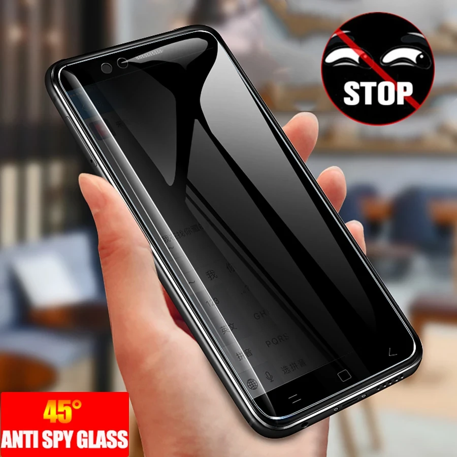 Anti Spy Tempered Glass For Samsung Galaxy Note 20 S21 Ultra S20 Note 10 Plus A51 A71 Full Privacy Protection Screen Protector
