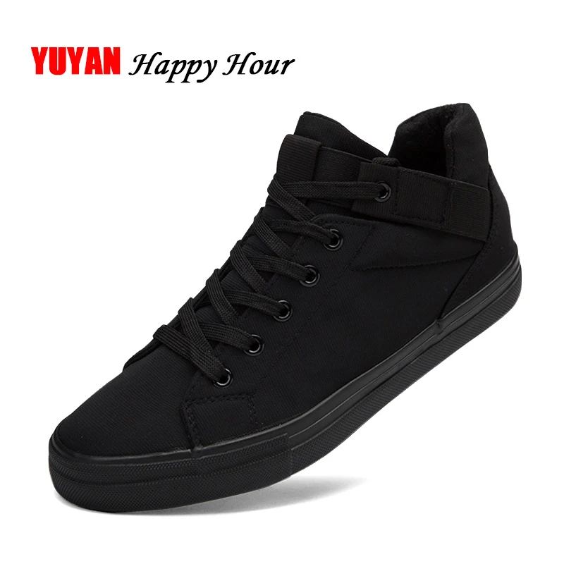 Sneakers Mens Canvas Shoes Fashion Cool Street Sneakers Breathable Men's Casual Shoes Male Brand Classic Black White Shoes KA241