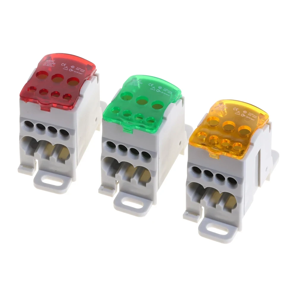 UKK80A UKK125A UKK160A UKK250A UKK400A UKK500A Connector ukk-80a Terminal Block 1 In Many Out Din Rail Distribution Box ukk-80a