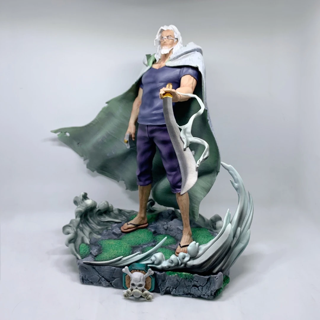 12cm One Piece Anime Figure Creator X Silvers Rayleigh Action Figure Luffy Master Rayleigh Figure Figurine Toys