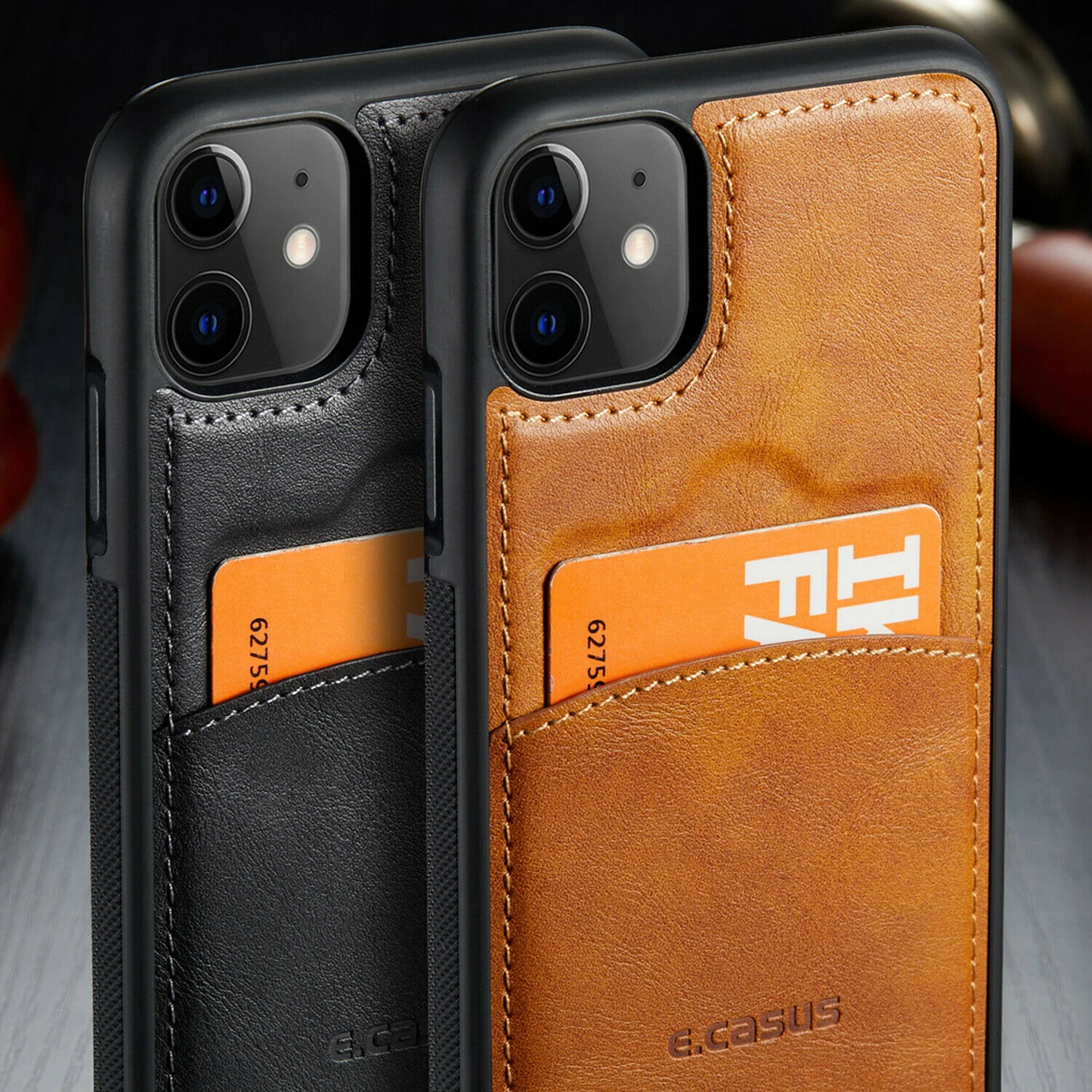 For iPhone 12 12 Pro 12 Pro Max Case Luxury Leather Card Holder  Wallet Back Case Cover For iPhone 11 XSMAX XR 8 7 6 Plus Case