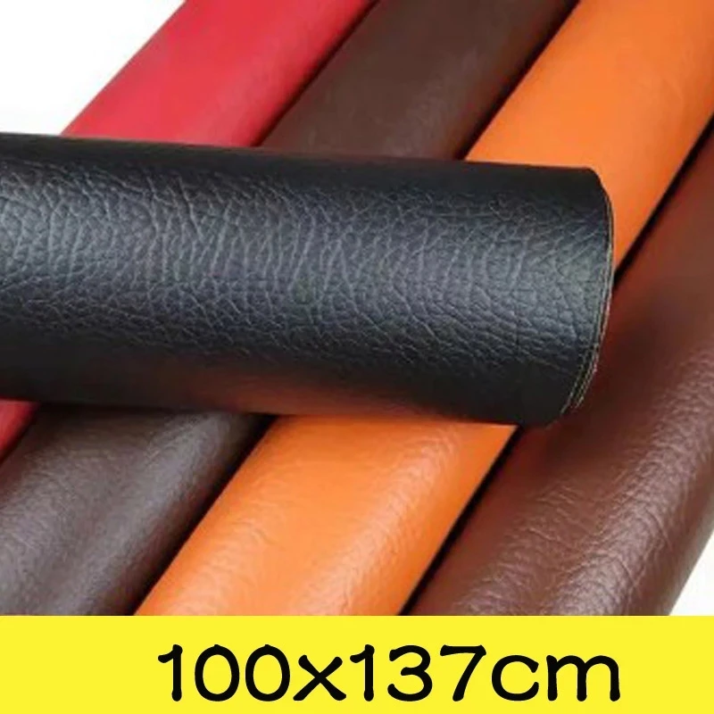 100x137cm DIY Self Adhesive Leather Patch Leather Fix Repair Fabric Stick-on PU Leather Patches Sofa Repairing Fabric Stickers