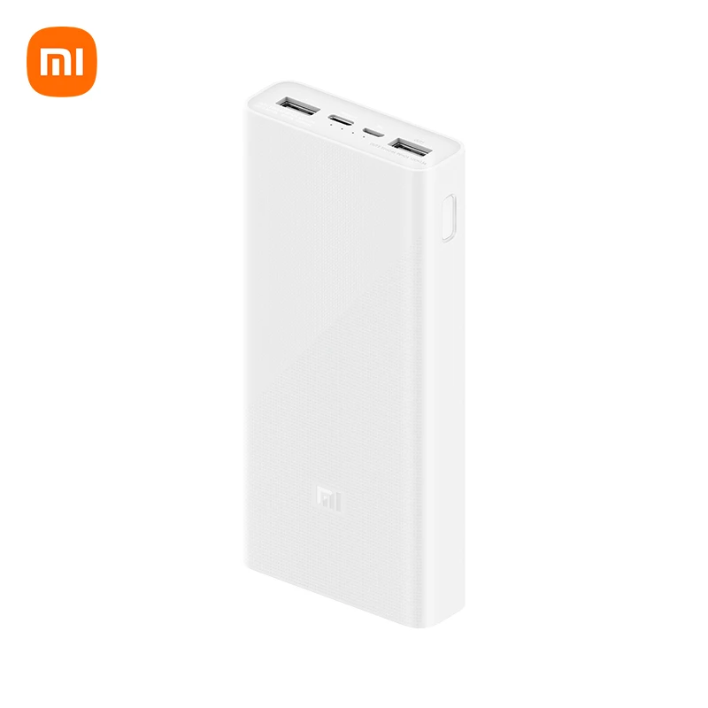 New Xiaomi Power bank 20000mAh 3 PLM18ZM 18W 2-Way Quick Charging USB C Portable Mi Powerbank 20000 external battery Poverbank