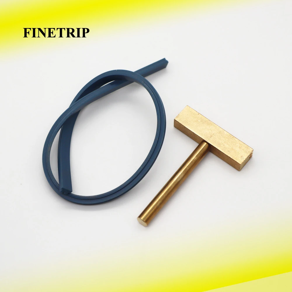 FINETRIP 30w 60w 40W soldering iron T tip T-head,Copper T-Tips + rubber cable Hot Press for LCD Screen pixel Flex Cable Repair