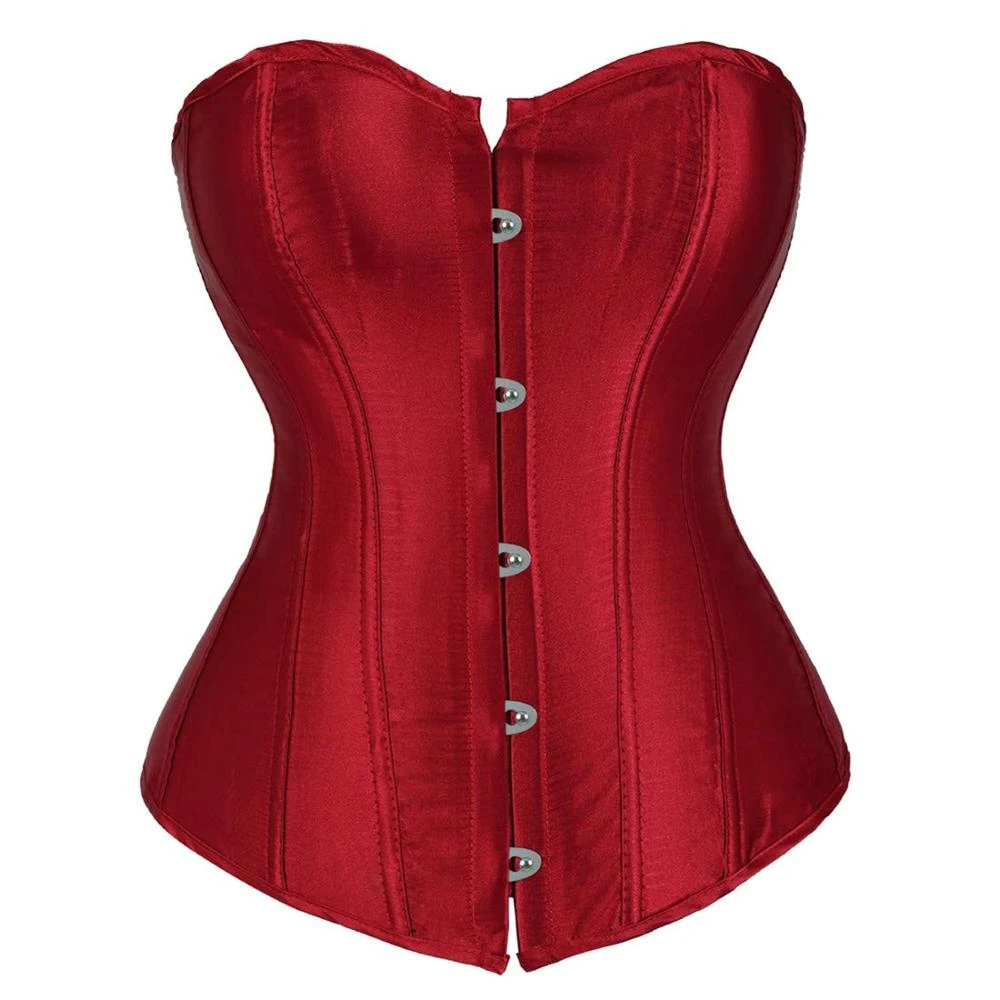 Corset Sexy Bustiers Top Plus Size Lingerie Gothic Overbust Corsets for Women Brocade Burlesque Vintage Costumes Erotic Mujer