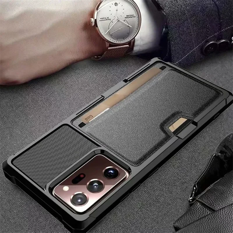 Magnetic Leather Card Pocket Bag Case for Samsung Galaxy Note 20 Ultra A52 A72 5G A12 S21 FE S 21 10 9 S9 S10 S20 Plus Cases