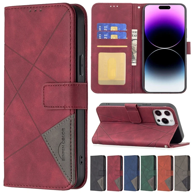 Luxury Flip Shockproof Leather Case For For iPhone 11 12 13 Pro XS Max 8 7 6S 6 Plus XR X XS SE 2020 Pu Wallet Phone Case Cover