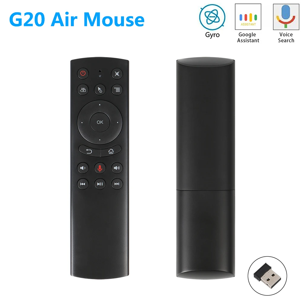 G20BTS G20S Gyro Smart Voice Remote Control IR Learning 2.4G Wireless Fly Air Mouse for X96 Mini H96 MAX  Android TV Box vs G10