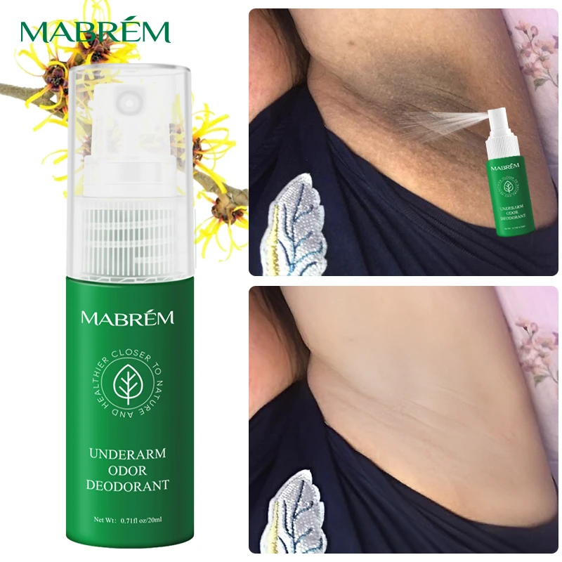 MABREM Body Odor Sweat Deodor Perfume Spray For Man and Woman Removes Armpit Odor and Sweaty Lasting Aroma Skin Care Spray 20ml