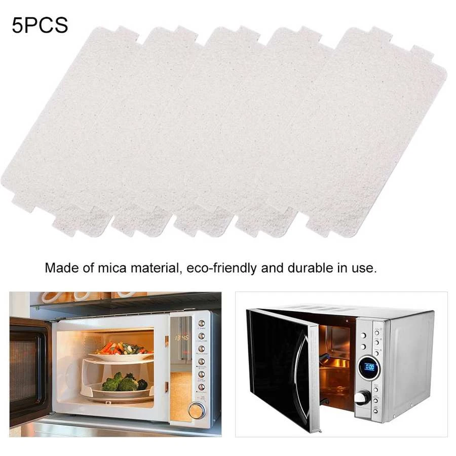 5PCS Microwave Oven Mica Plate Sheet Replacement Repairing Accessory For Using In Home Appliances Such As Electric Hair-Dryer