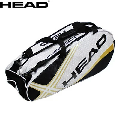 Original Head Tennis Bag Brand Tennis Racquet Bag 6-9 Piece Rackets Tennis Bag Nylon Dacron Tennis Racket Racquet Backpack Brand